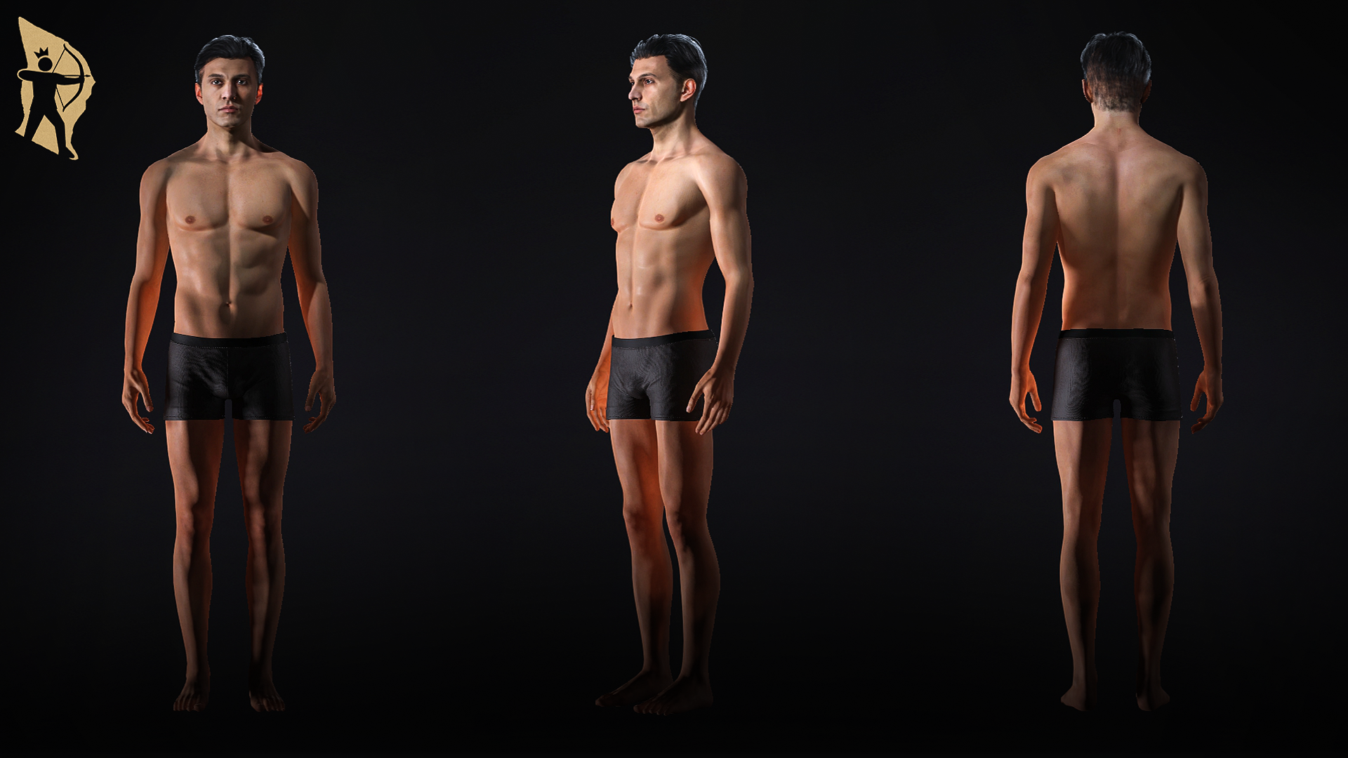 Male Character Model Collection (Vol.1–3)