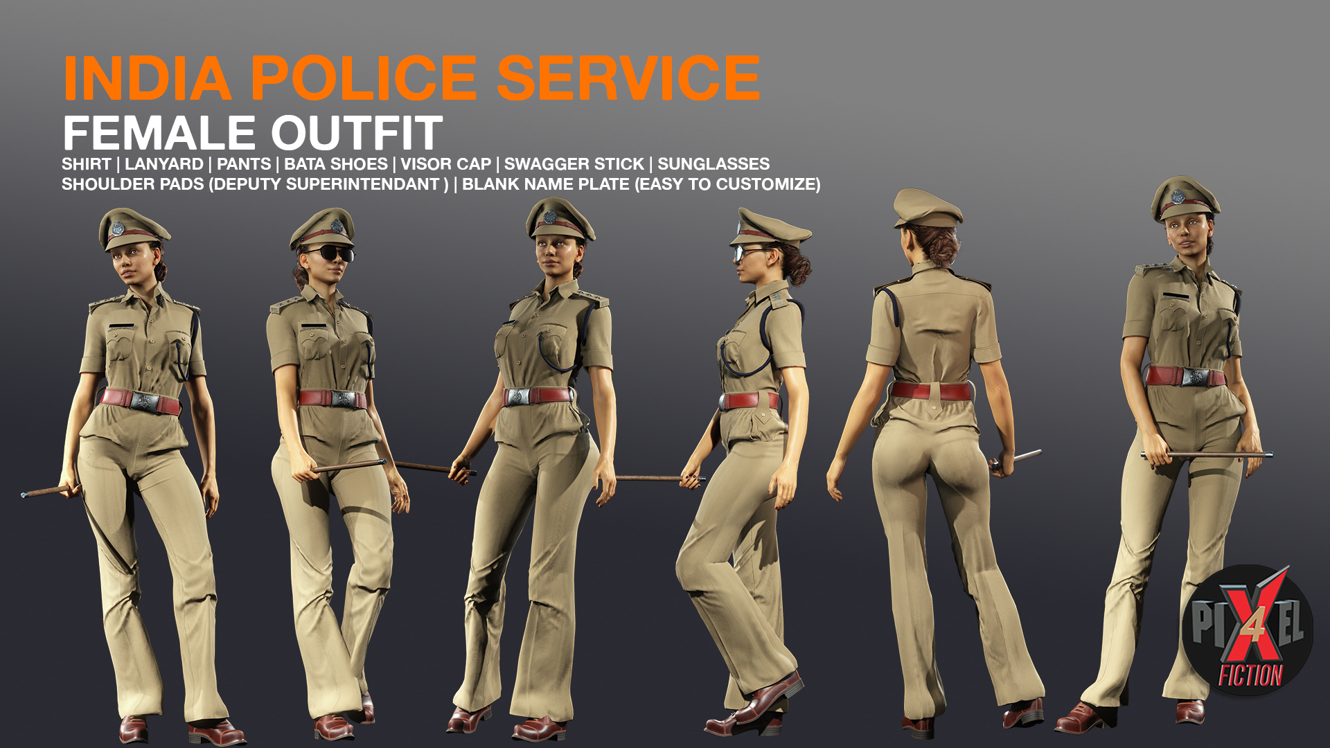 IPS India Police Officer Women Outfit