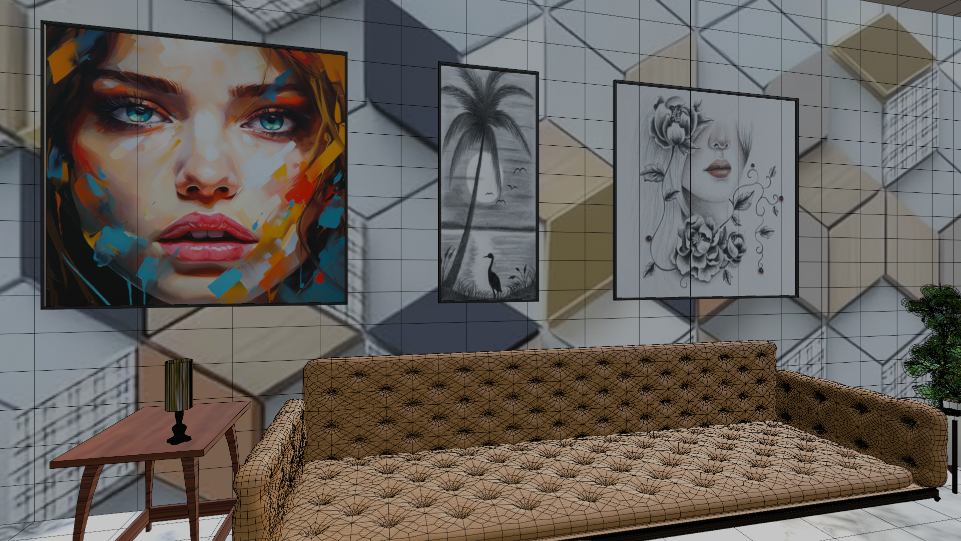 Modern Luxury Hall Interior