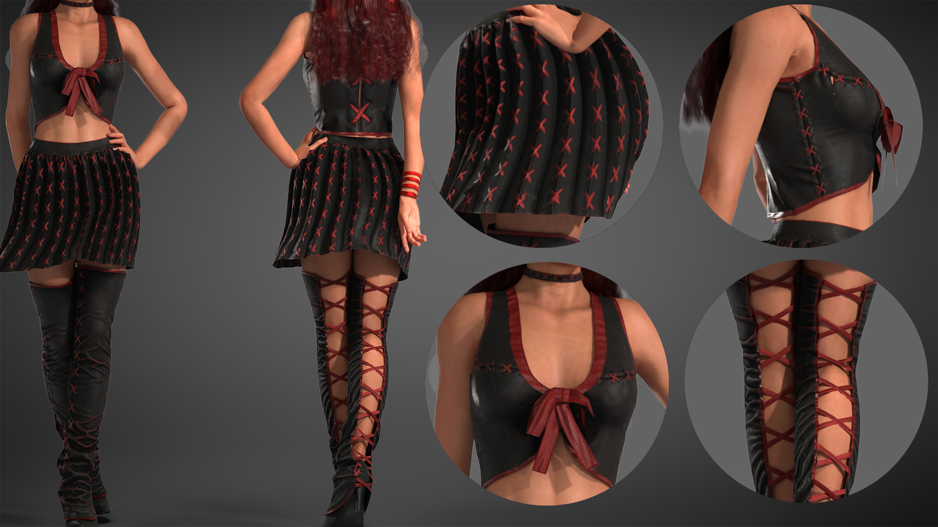 Another illusion She Creates Skirt Set