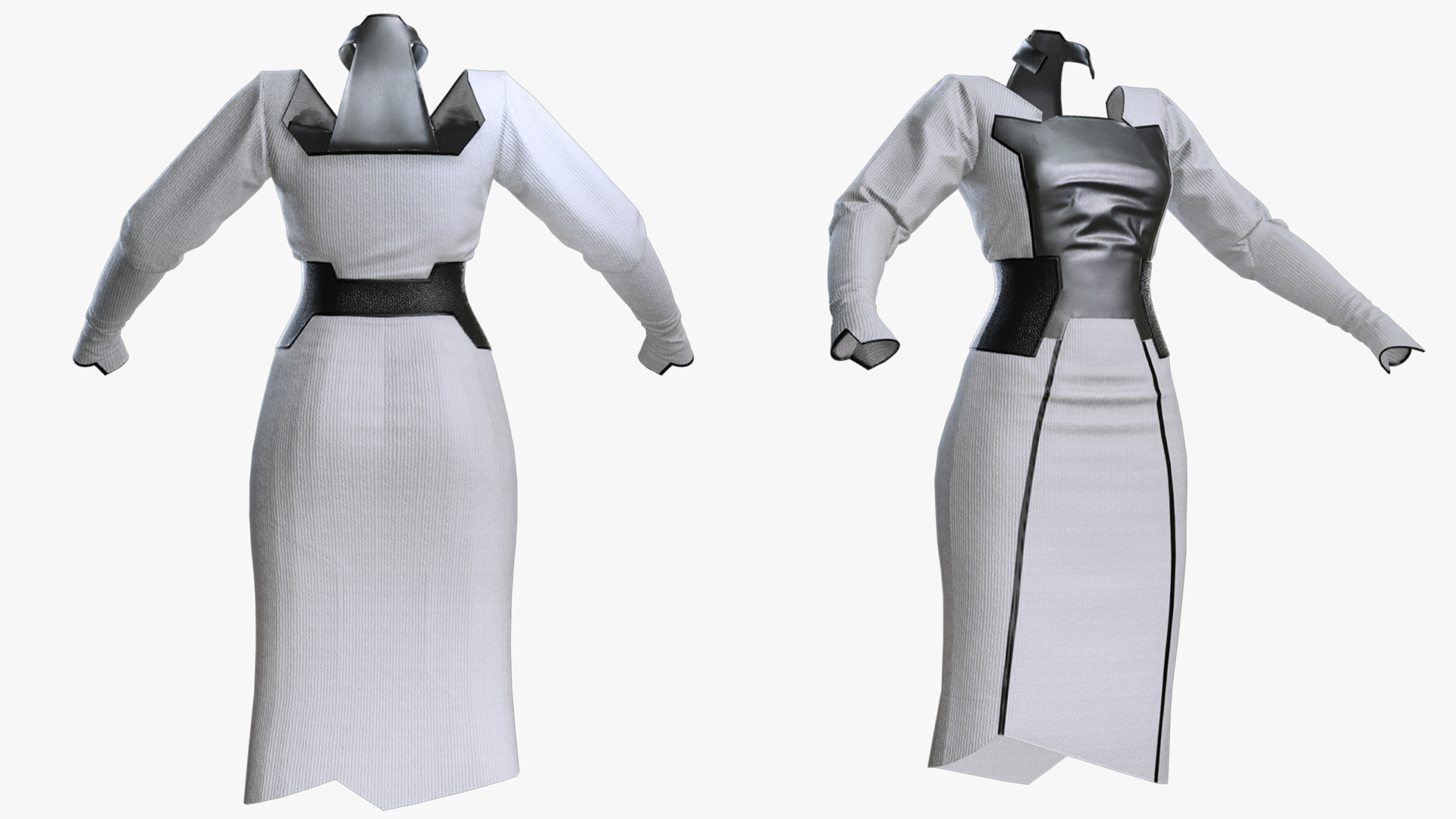 Futuristic Executive Cyber Dress