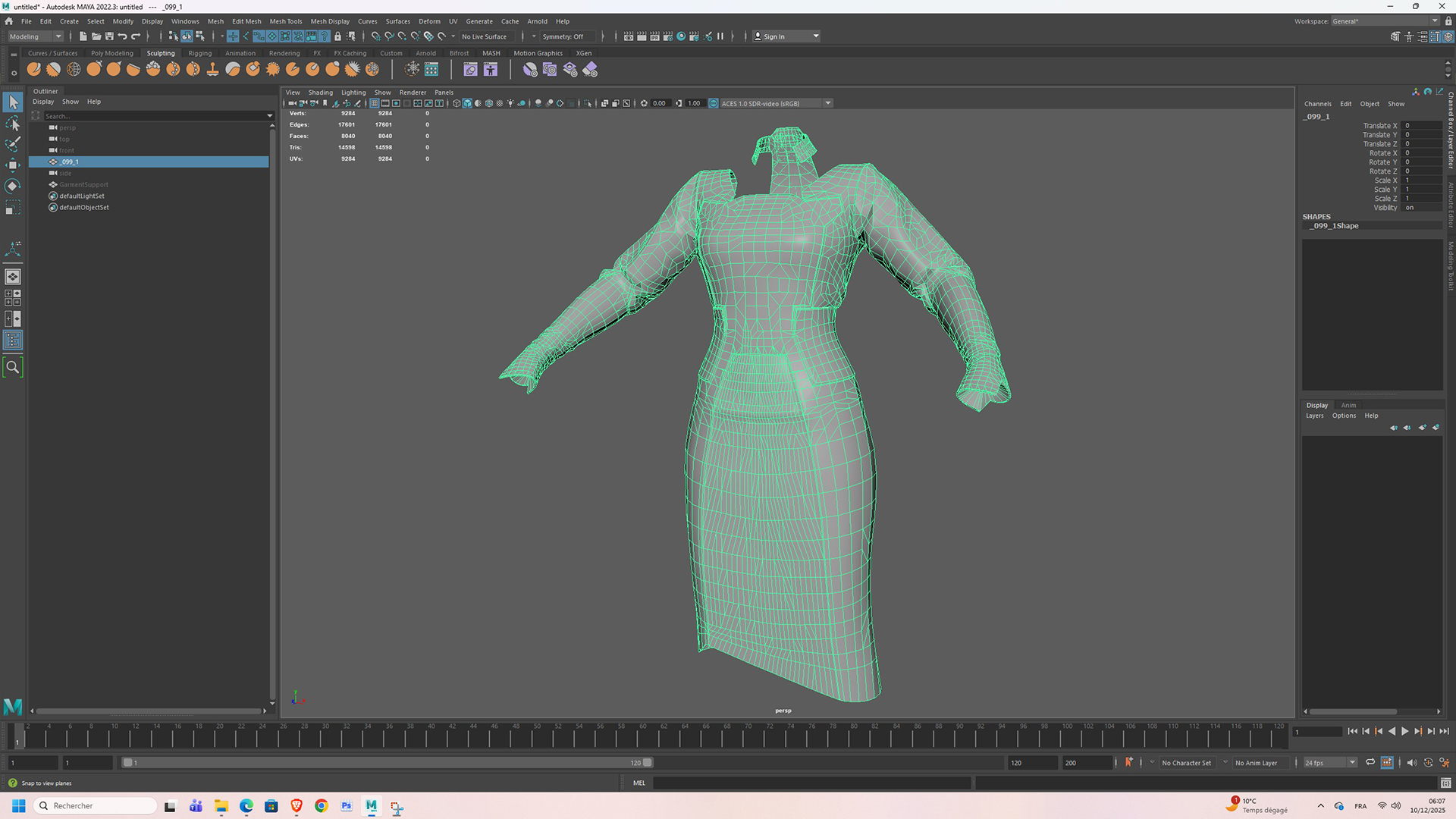 Futuristic Executive Cyber Dress