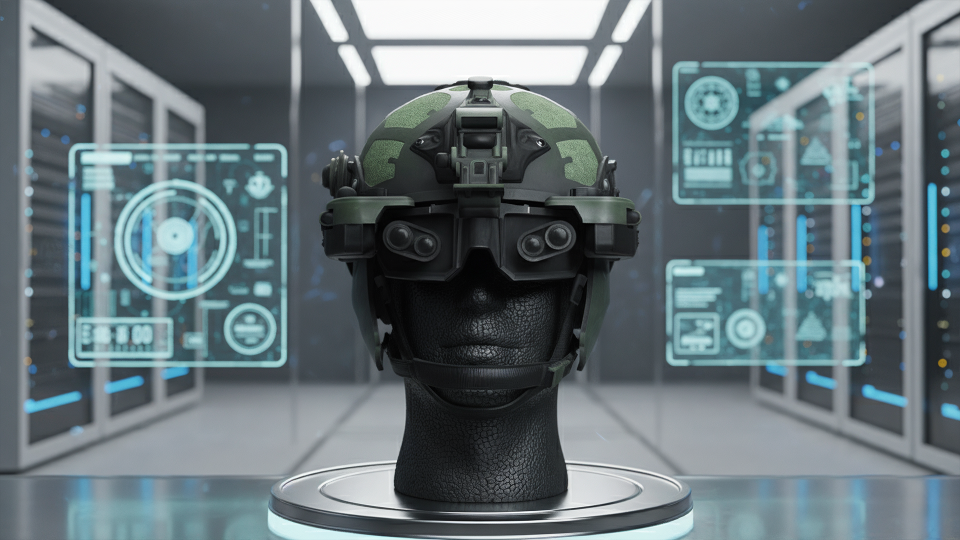 Simulation Helmet Tactical Military Helmet with Sensors