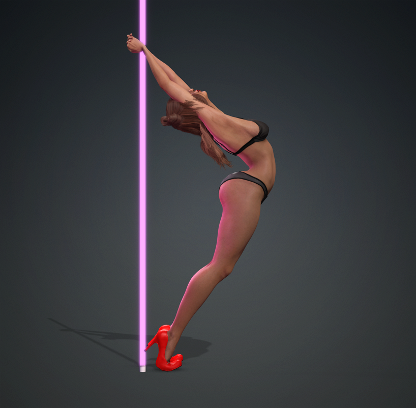 Fetish Fantasy Series Light-Up Disco Dance Pole main image 0