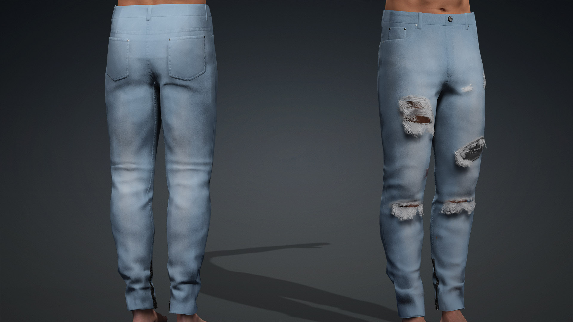 Mmd Ripped Jeans Ripped Jeans