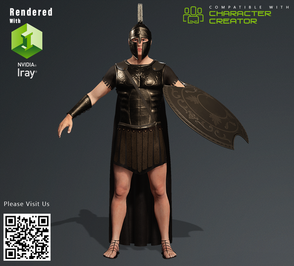 Cod Character Roman Roman Battle Armor Character Set