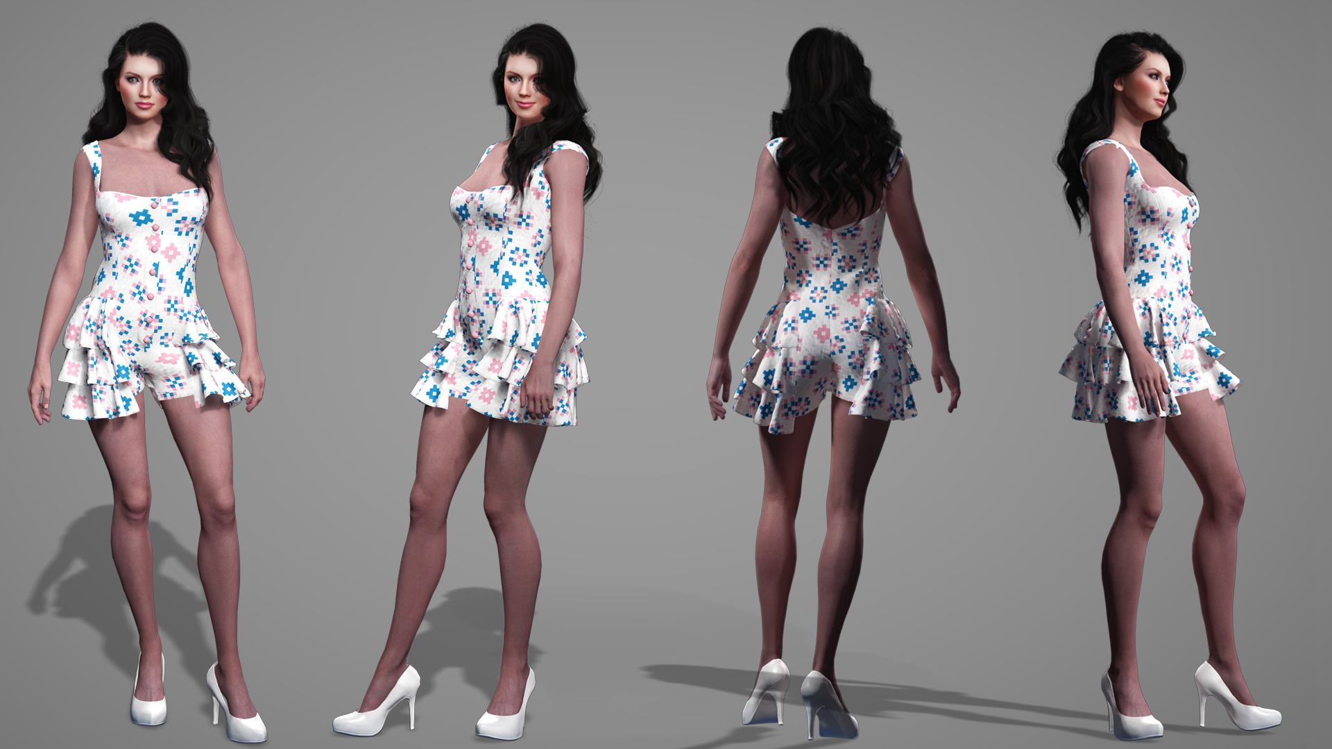 Pin On Ruffle Romper Modelling Ruffle Rompers