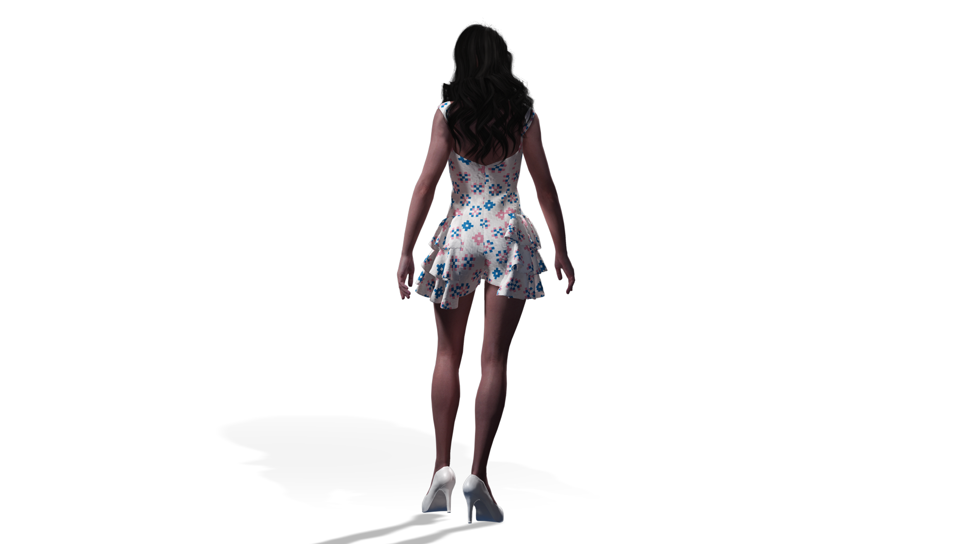 Fem Character Rompers Ruffle Rompers