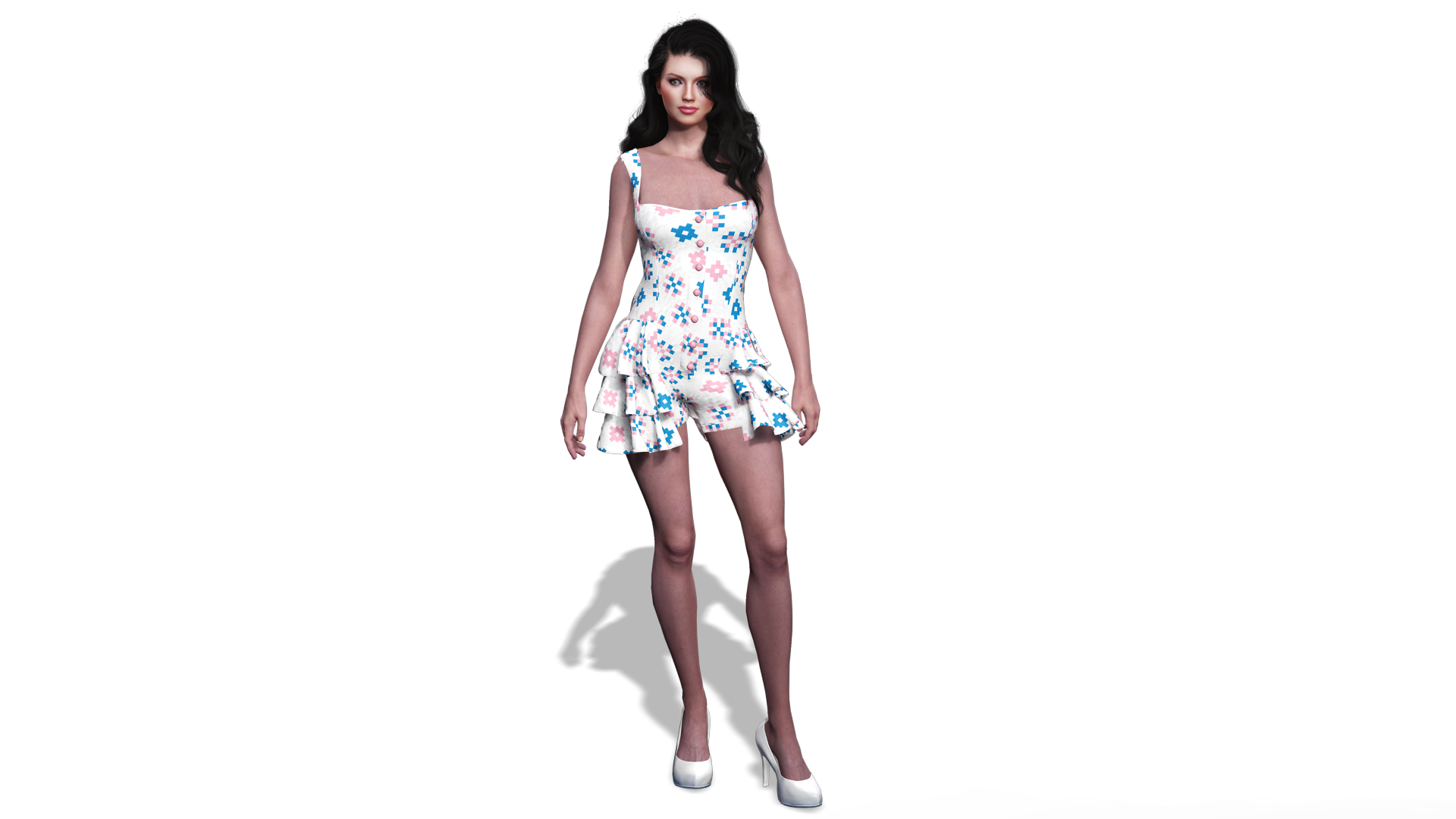 Pin On Ruffle Romper Modelling Ruffle Rompers