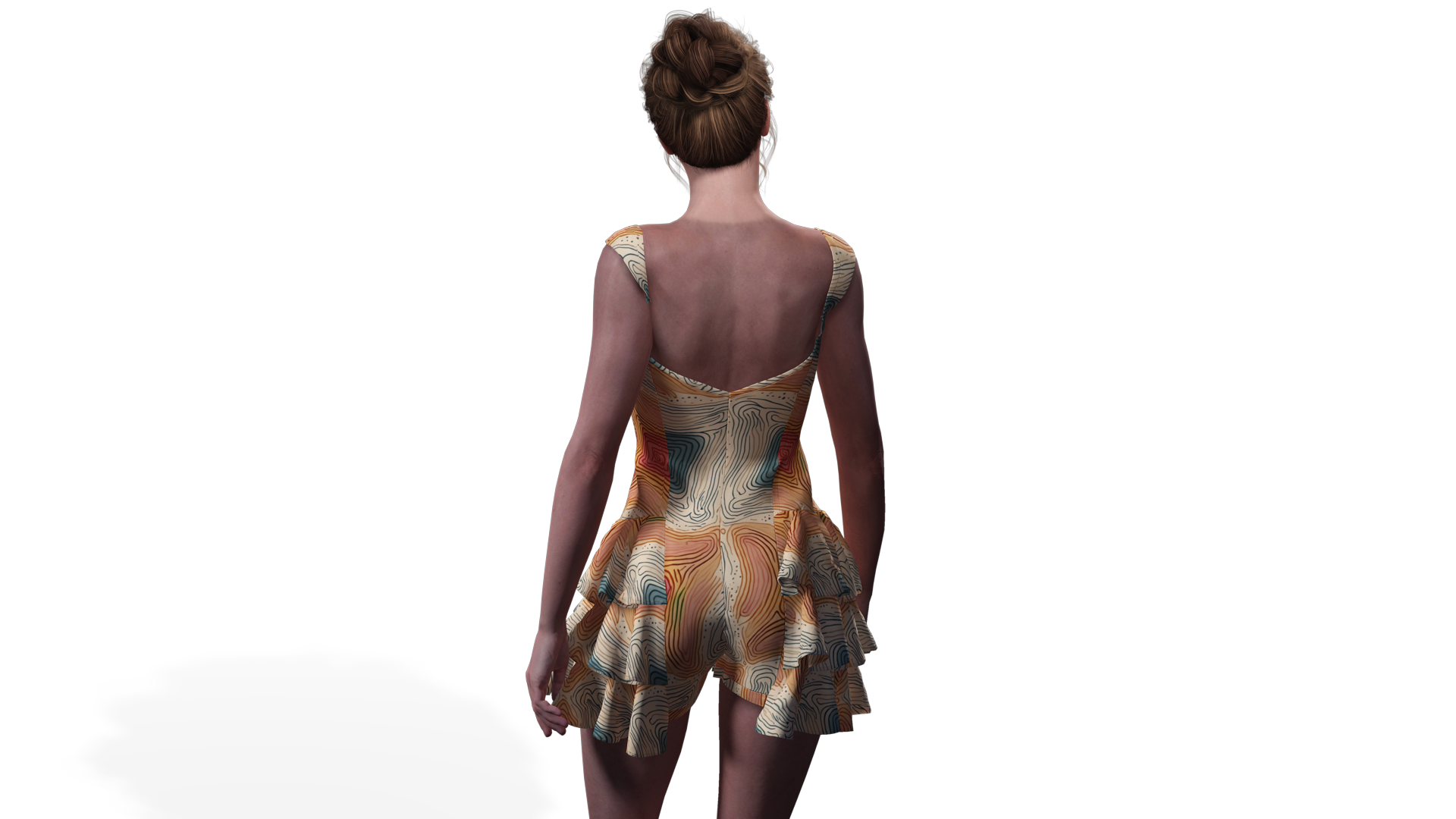 Fem Character Rompers Ruffle Rompers