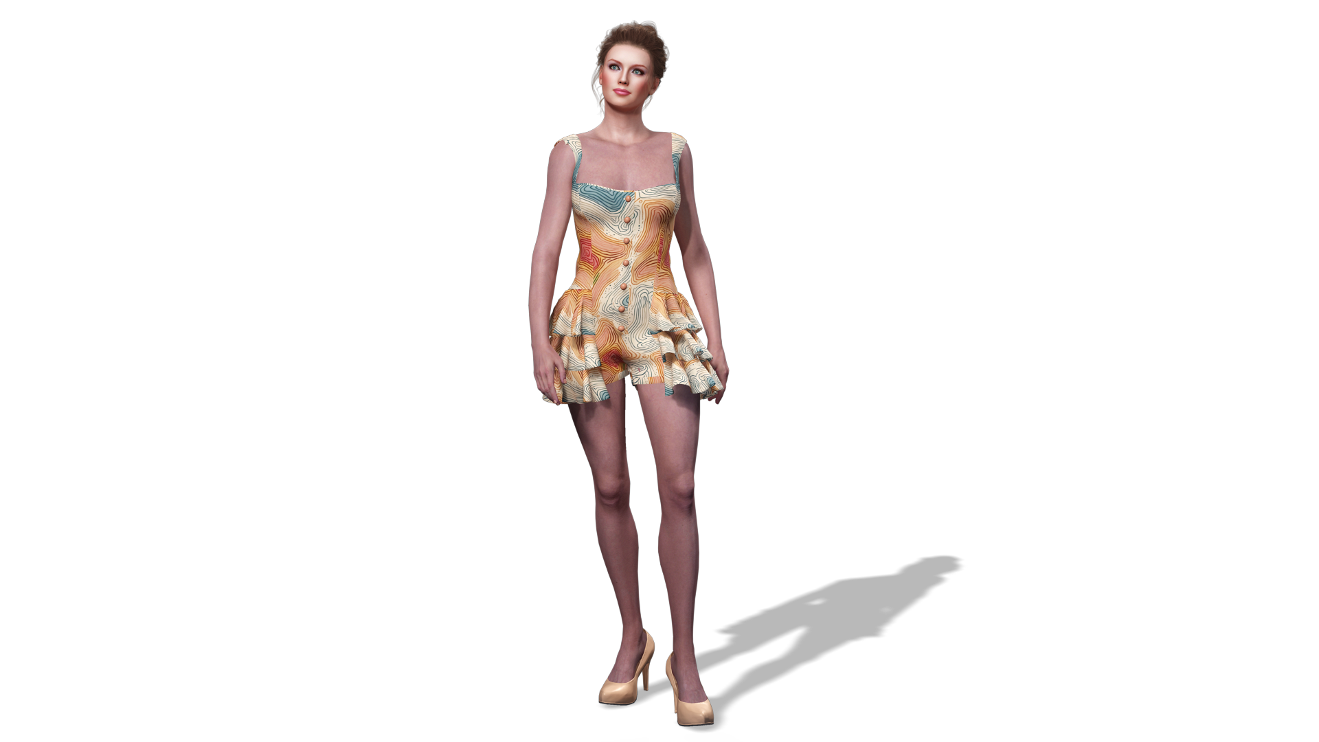 Fem Character Rompers Ruffle Rompers