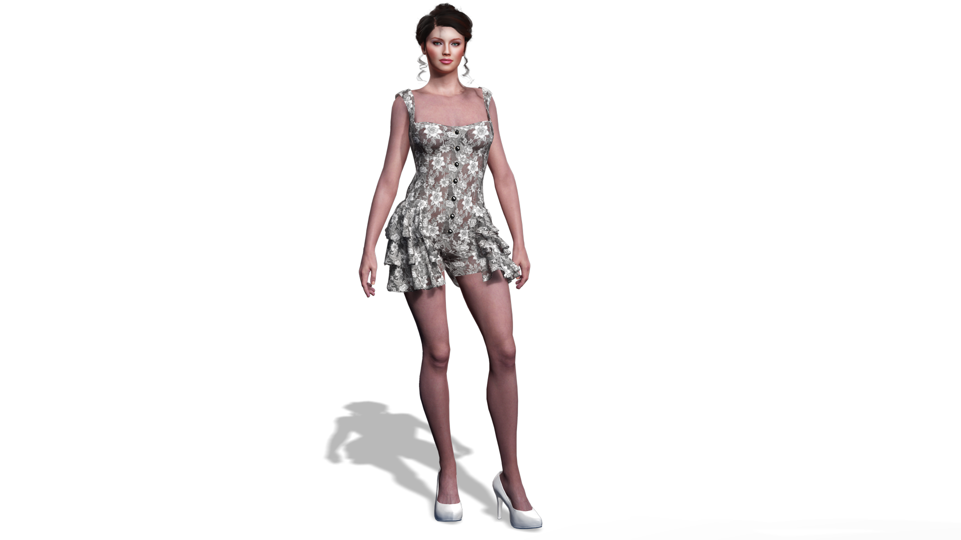 Fem Character Rompers Ruffle Rompers