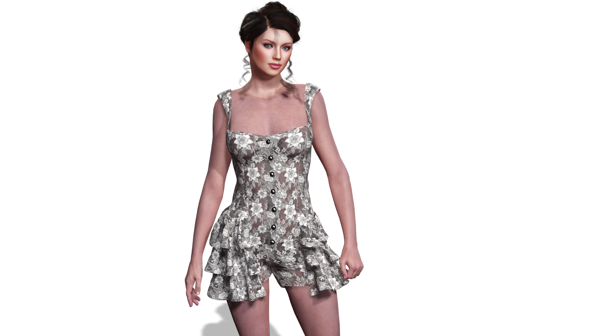 Pin On Ruffle Romper Modelling Ruffle Rompers