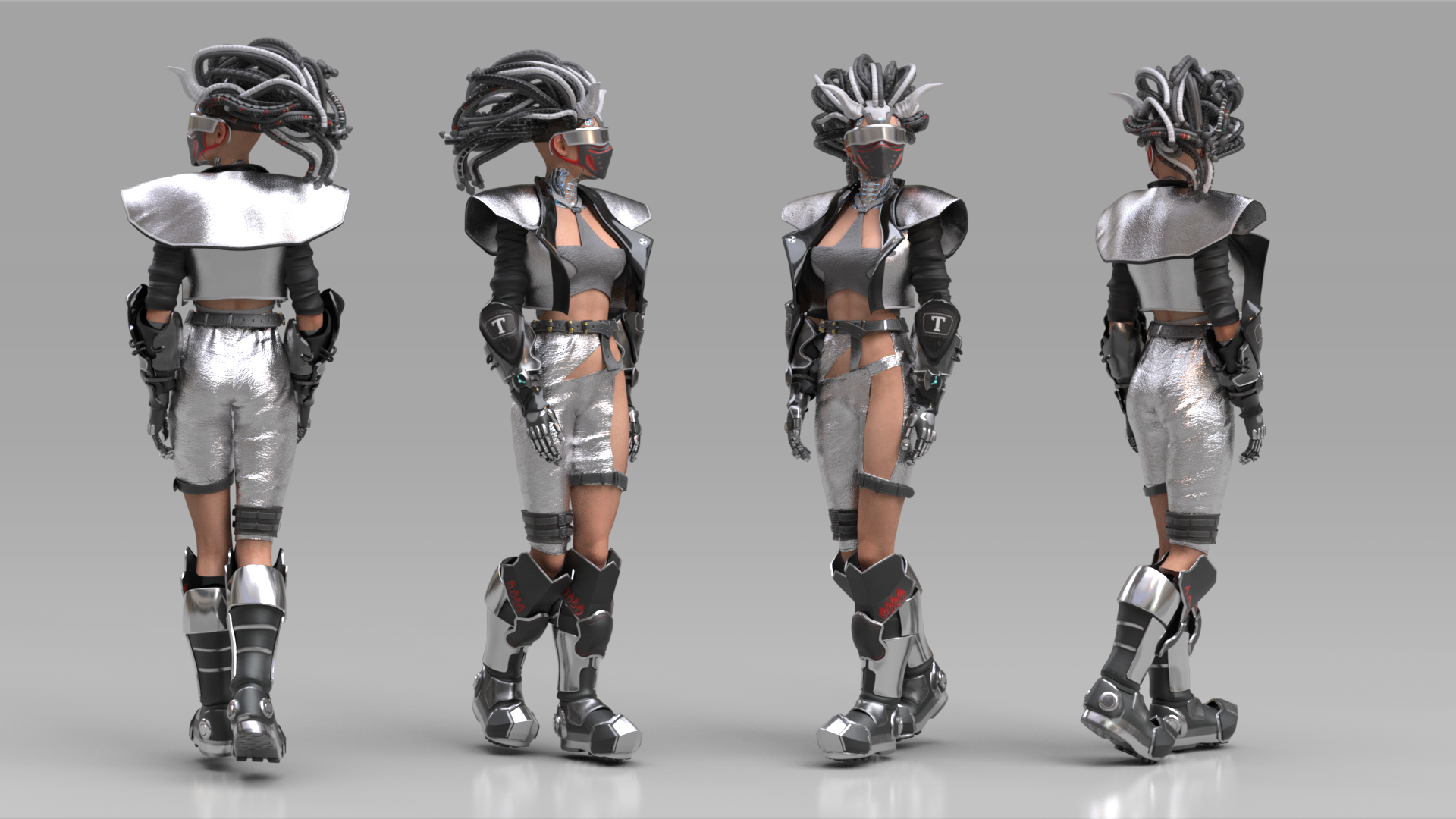 Into The Future - Time Warrior Costumes