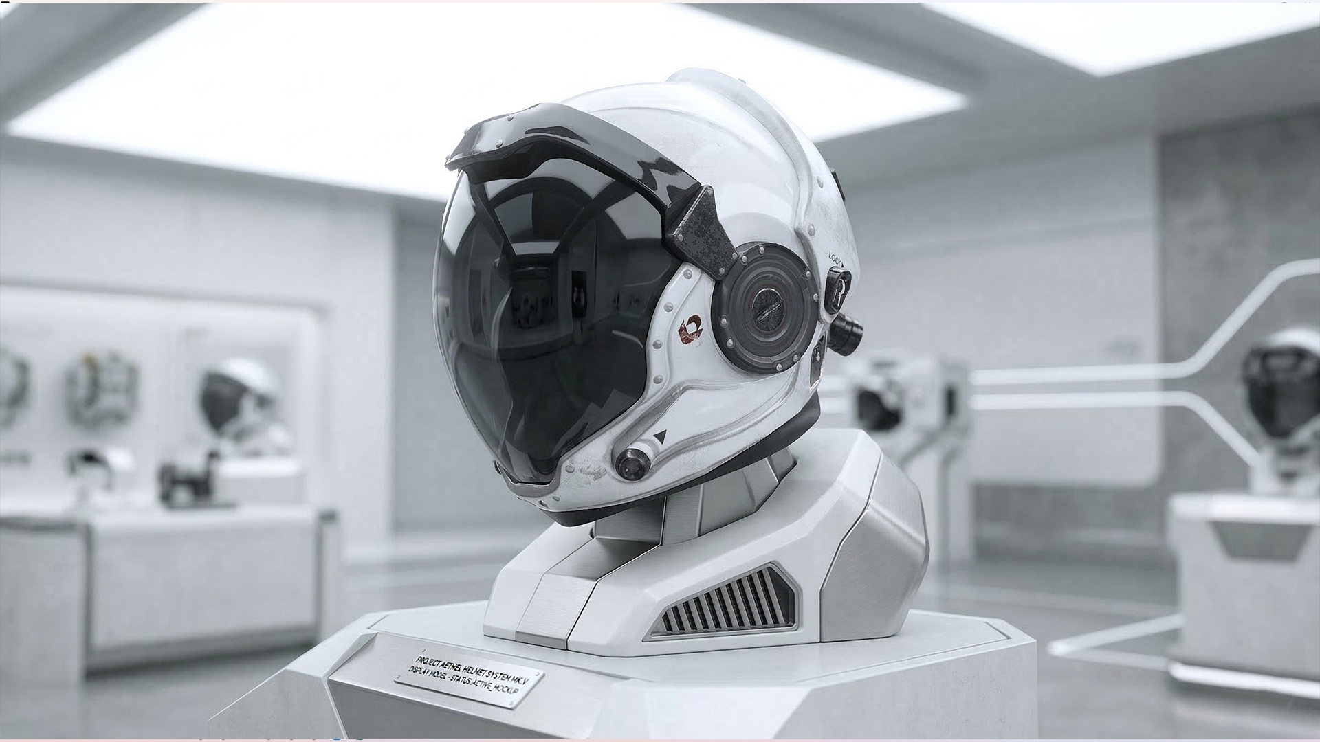 Sci-Fi Galactic Astronaut EVA Helmet