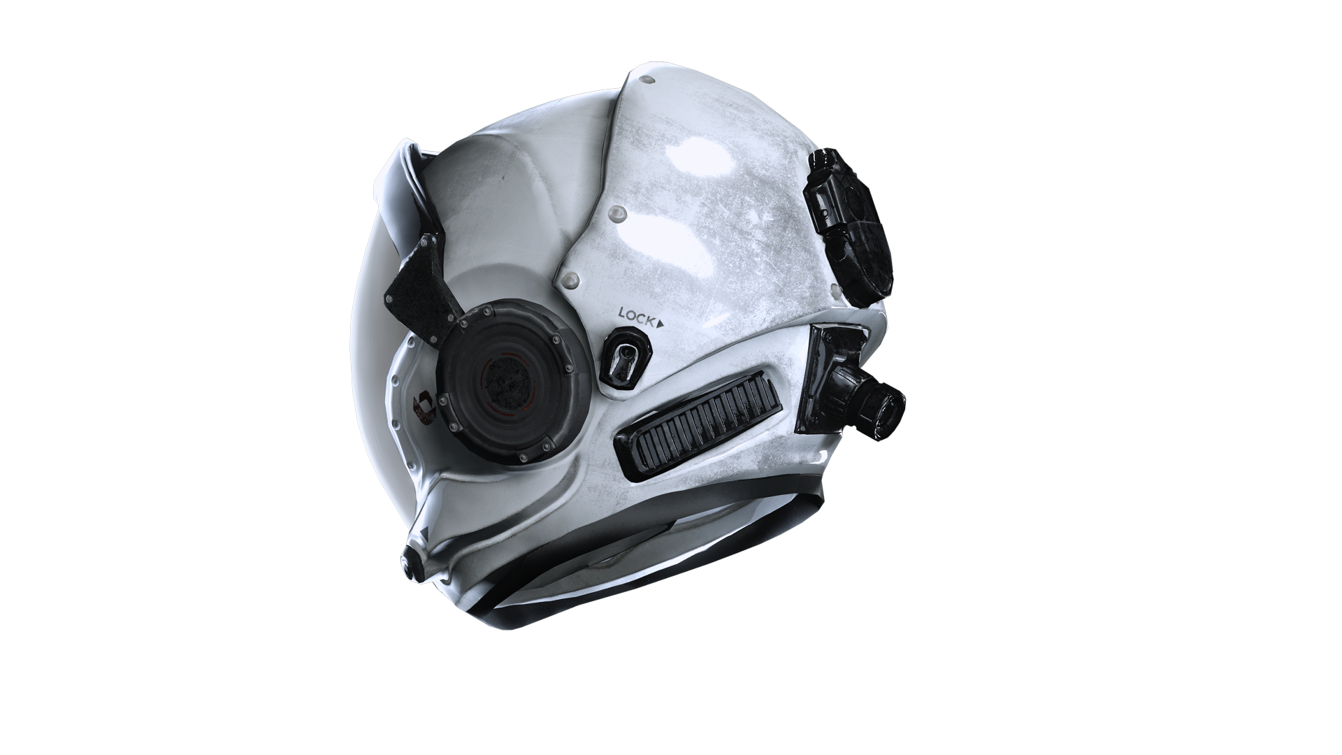 Sci-Fi Galactic Astronaut EVA Helmet