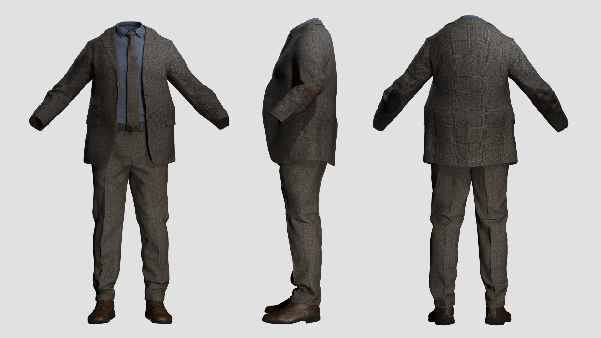 Classic Professor Tweed Suit & Menswear