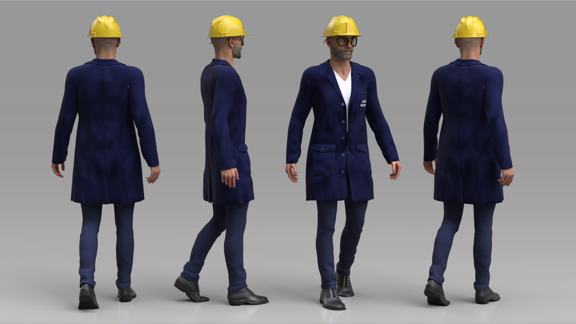 CC5 Male Labcoat