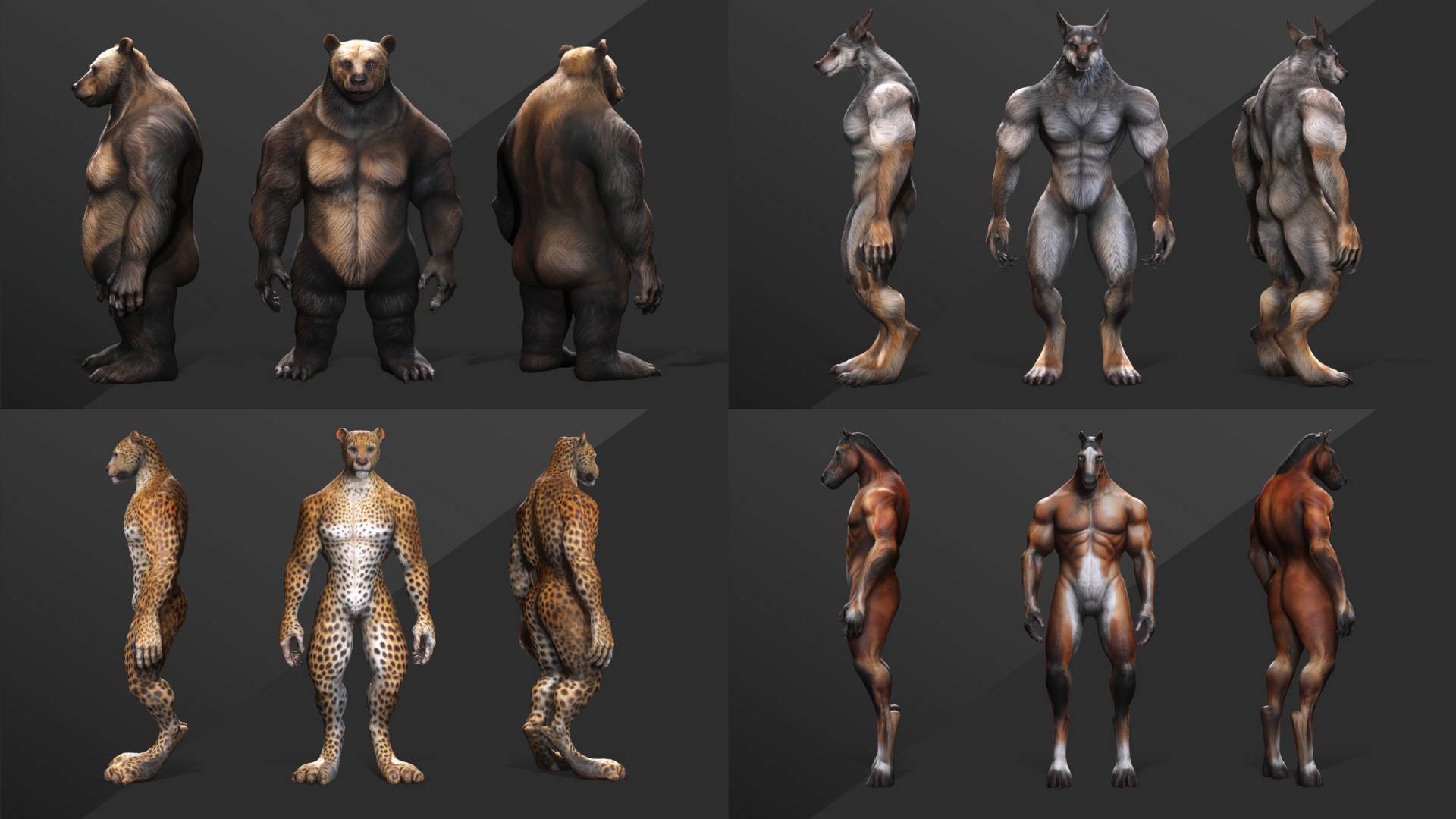 CWS - Anthro Animal Morphs Vol.01