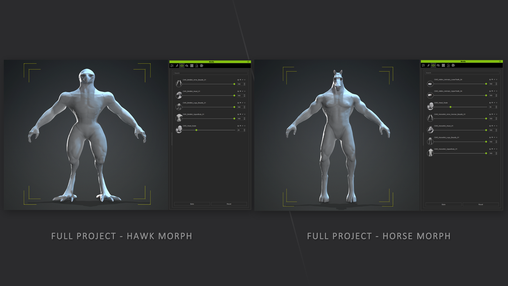 CWS - Anthro Animal Morphs Vol.01