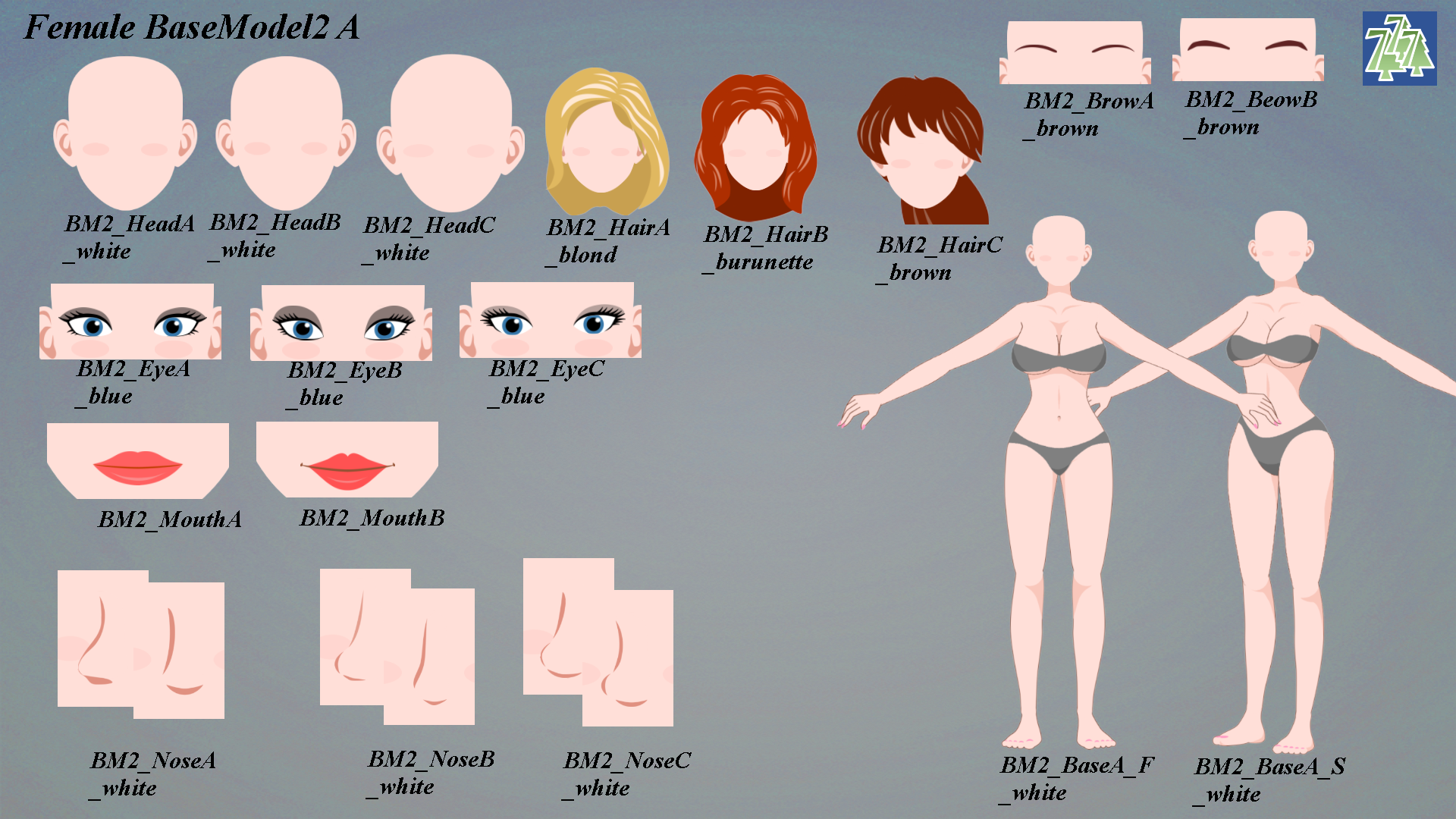 Female BaseModel2 Pack