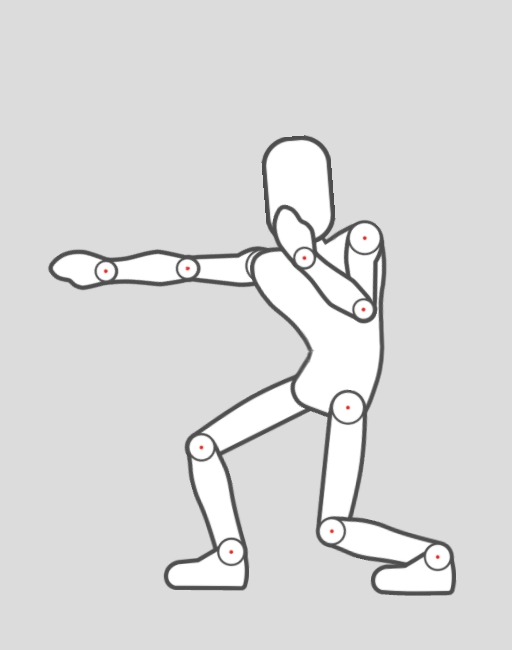 G3 Human Motion - Punch - Cartoon Animator/2d animation