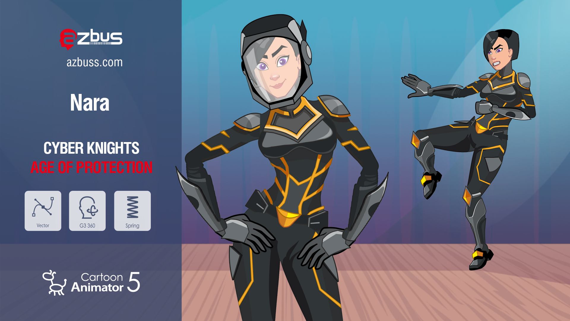 Nara Animation Nara - Cyber Knights - Age of Protection