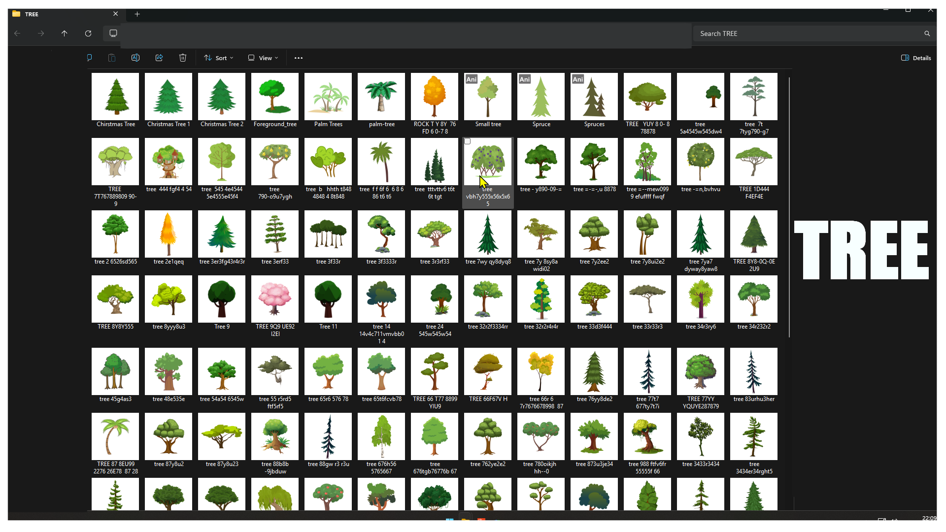 Animation Tree Graph TREE