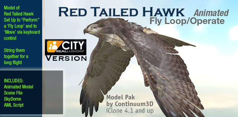 Fly Ride Hawk Red Tailed Hawk Fly Operate