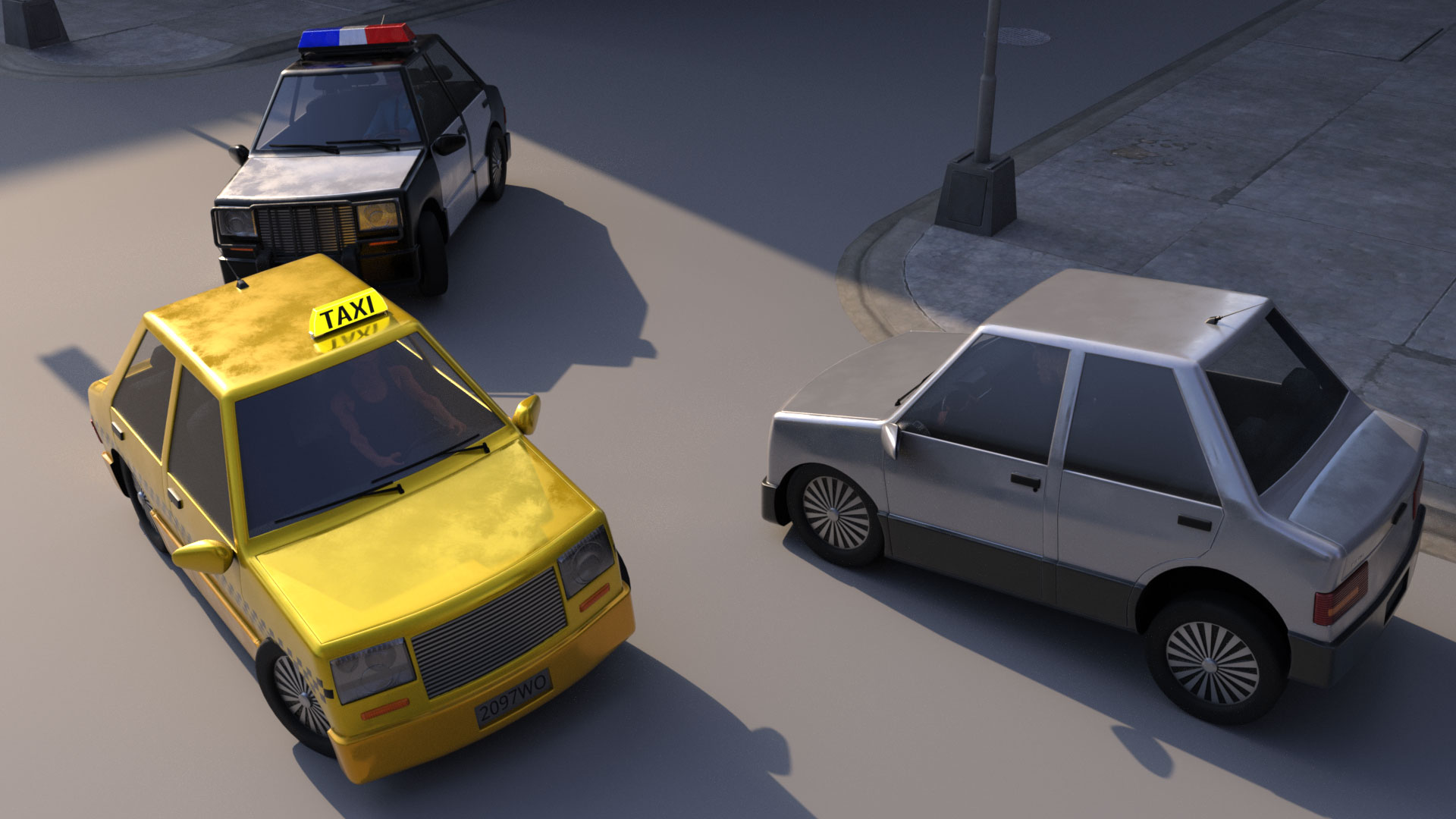 Car'Toons : Basic_Car_4_doors