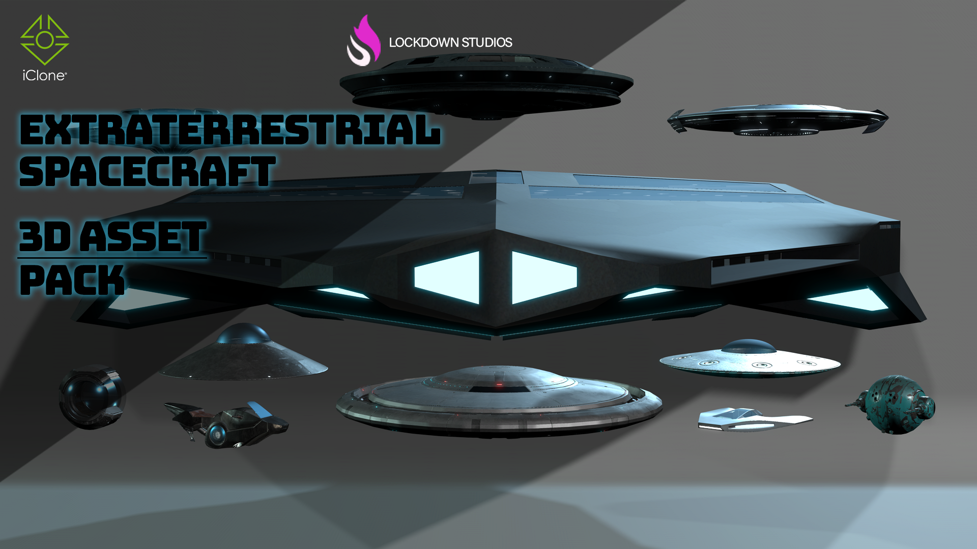 Extraterrestrial Spacecraft Asset Pack