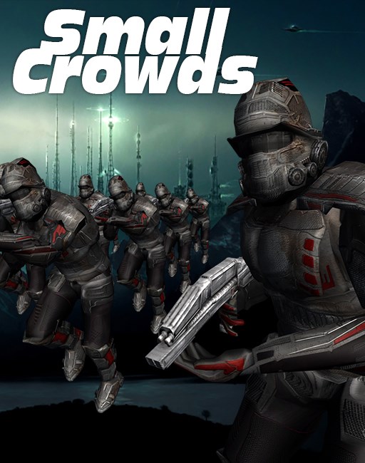 Small Crowds Sci-Fi Strike Troops