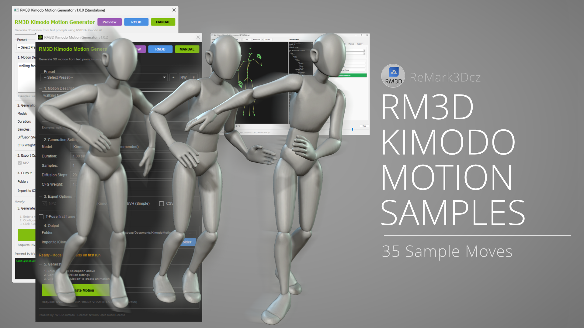 RM3D Kimodo Motion Generator