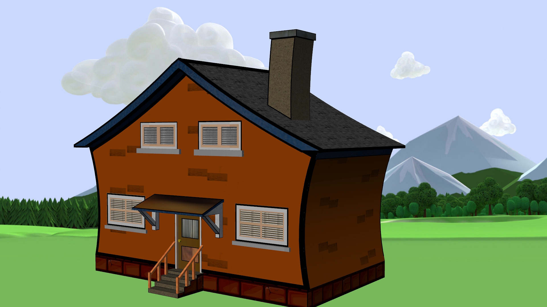 Cartoon Buildings