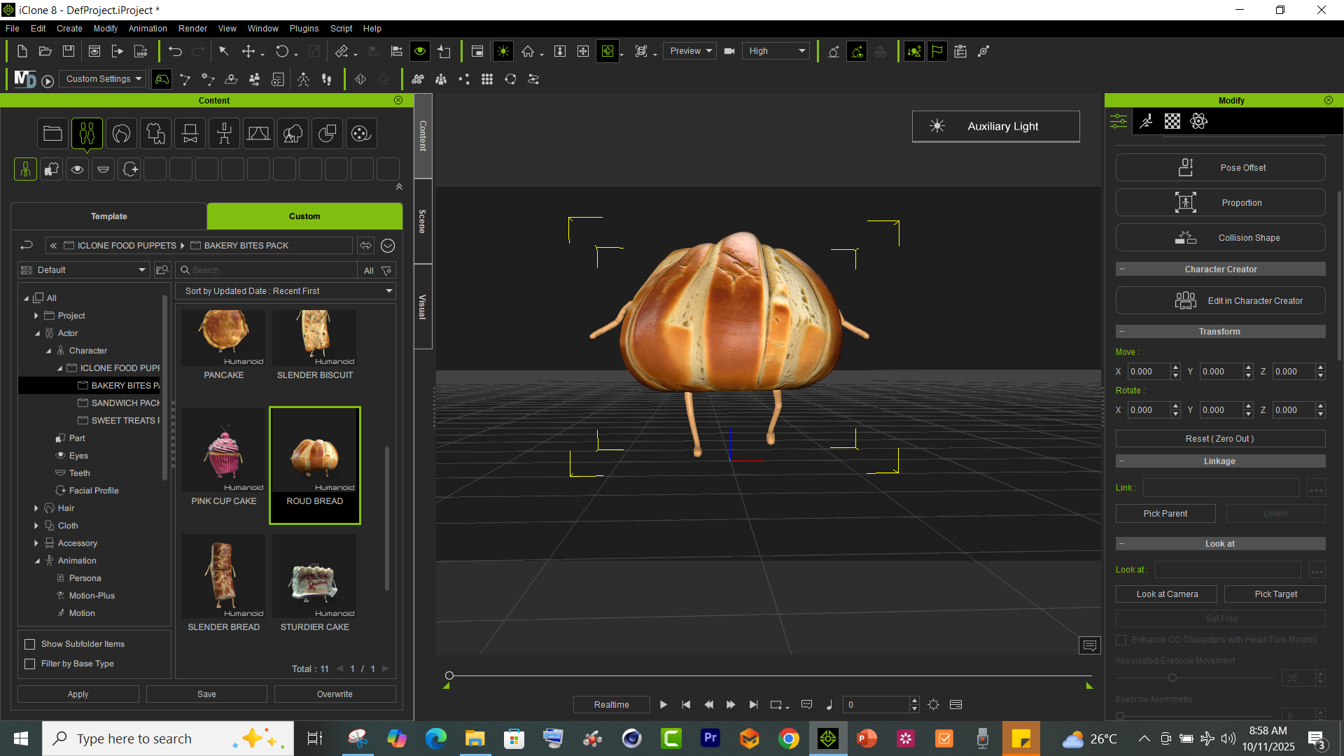 ICLONE FOOD PUPPETS 1