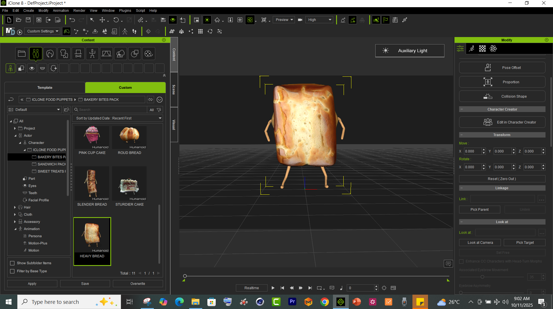 ICLONE FOOD PUPPETS 1
