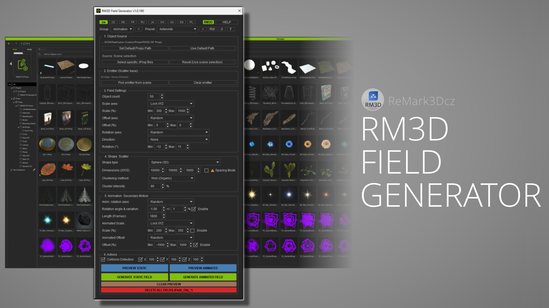 RM3D Field Generator