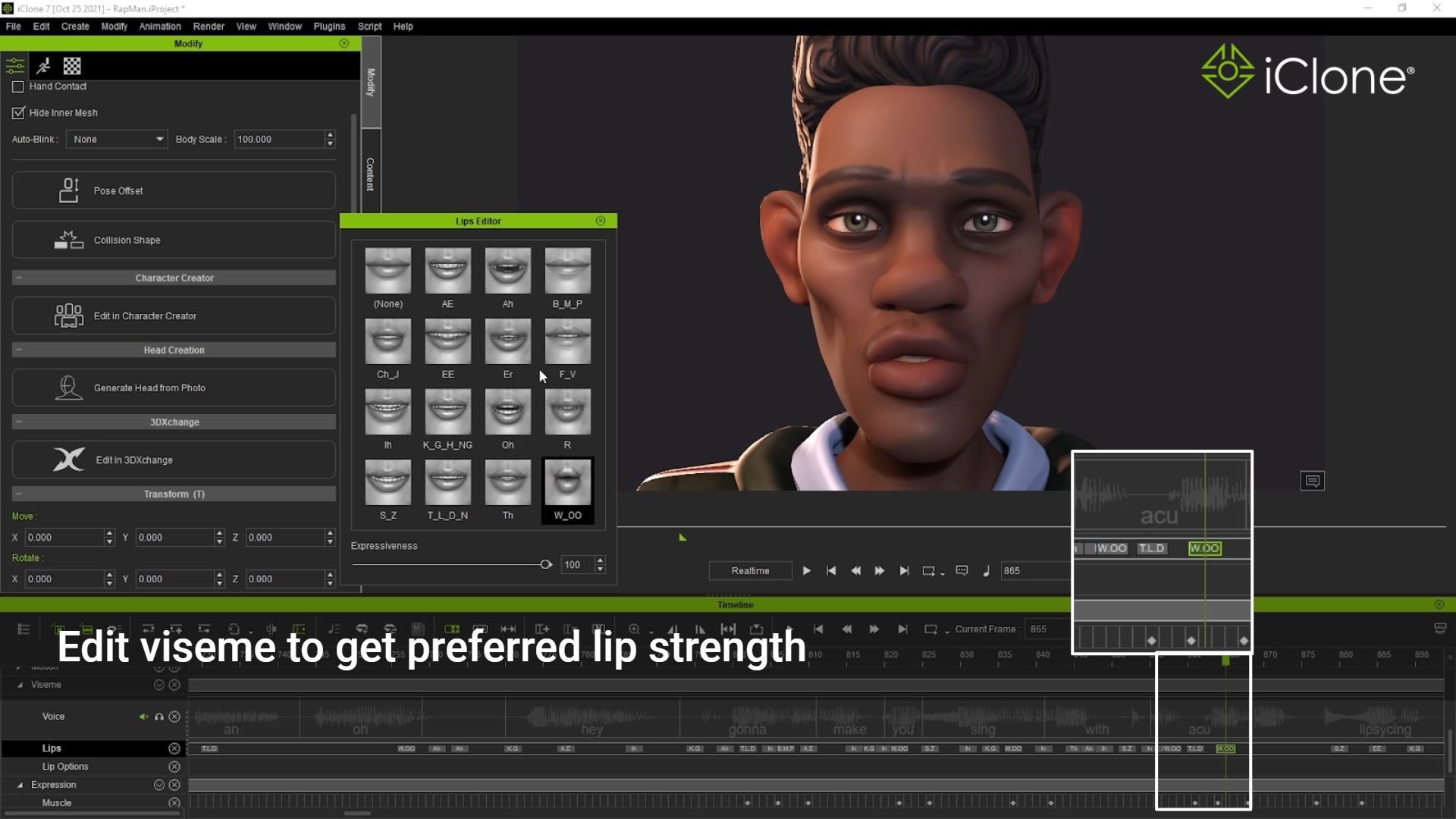 Omniverse Audio2Face Plug-in (Beta) for iClone 7