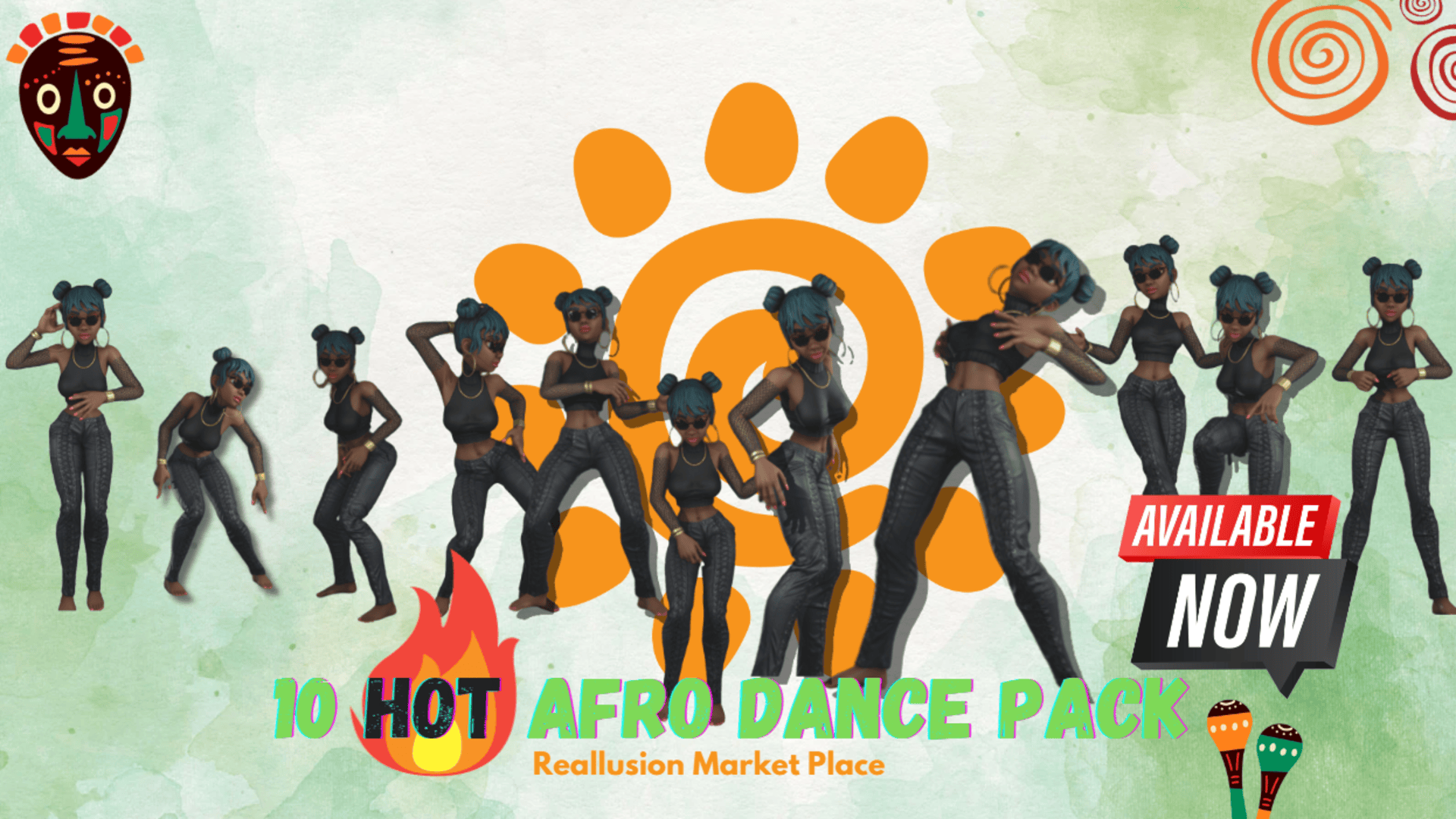 10 Hot Afro Dance Pack