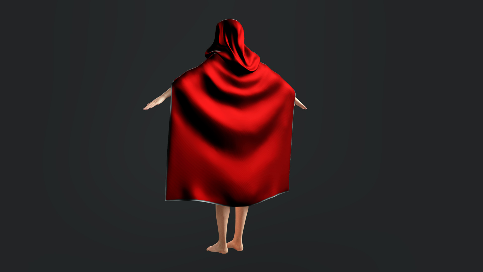 Red Robe Face Red Robe Cloak