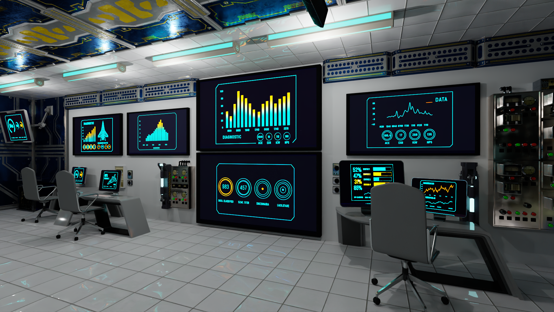 Sphere Control Room SciFi Control Room 2
