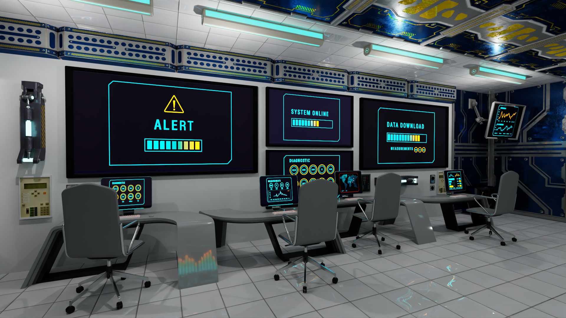 Sphere Control Room SciFi Control Room 2