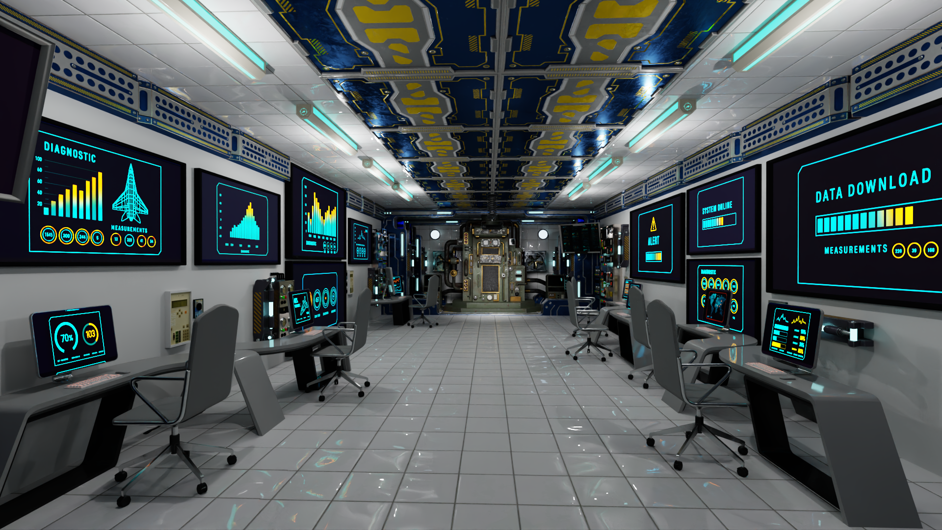 Sphere Control Room SciFi Control Room 2