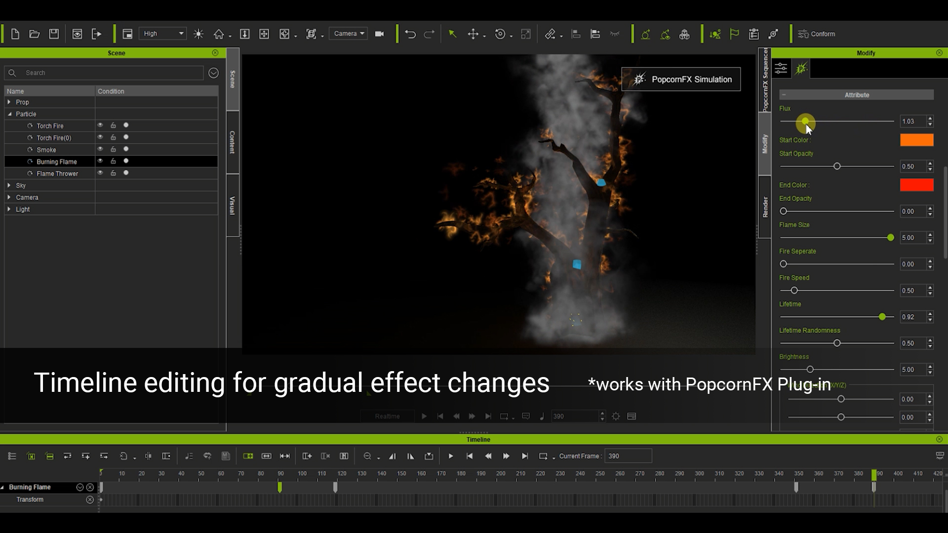 PopcornFX Particle Sequencer