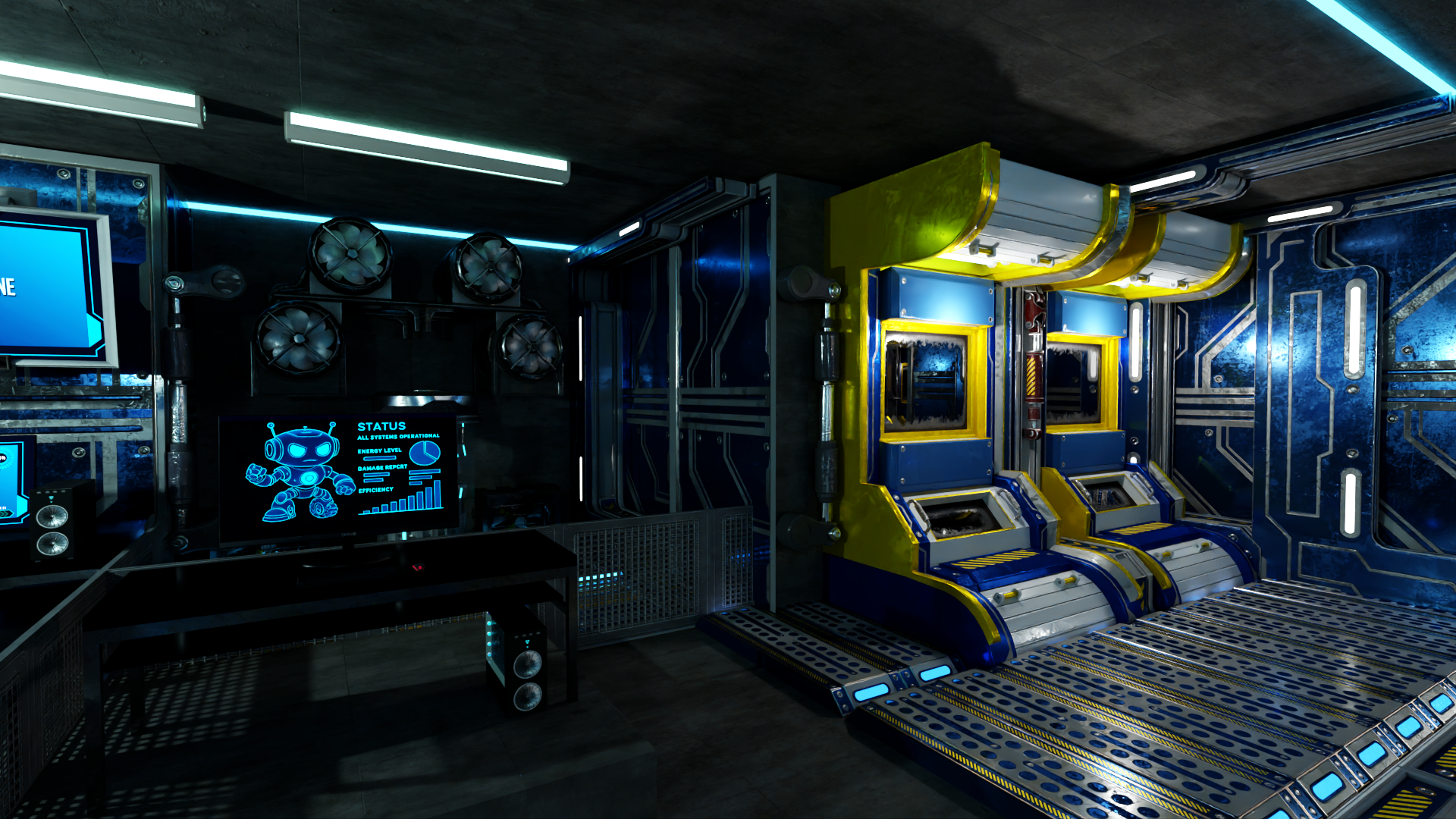 Sphere Control Room SciFi Control Room