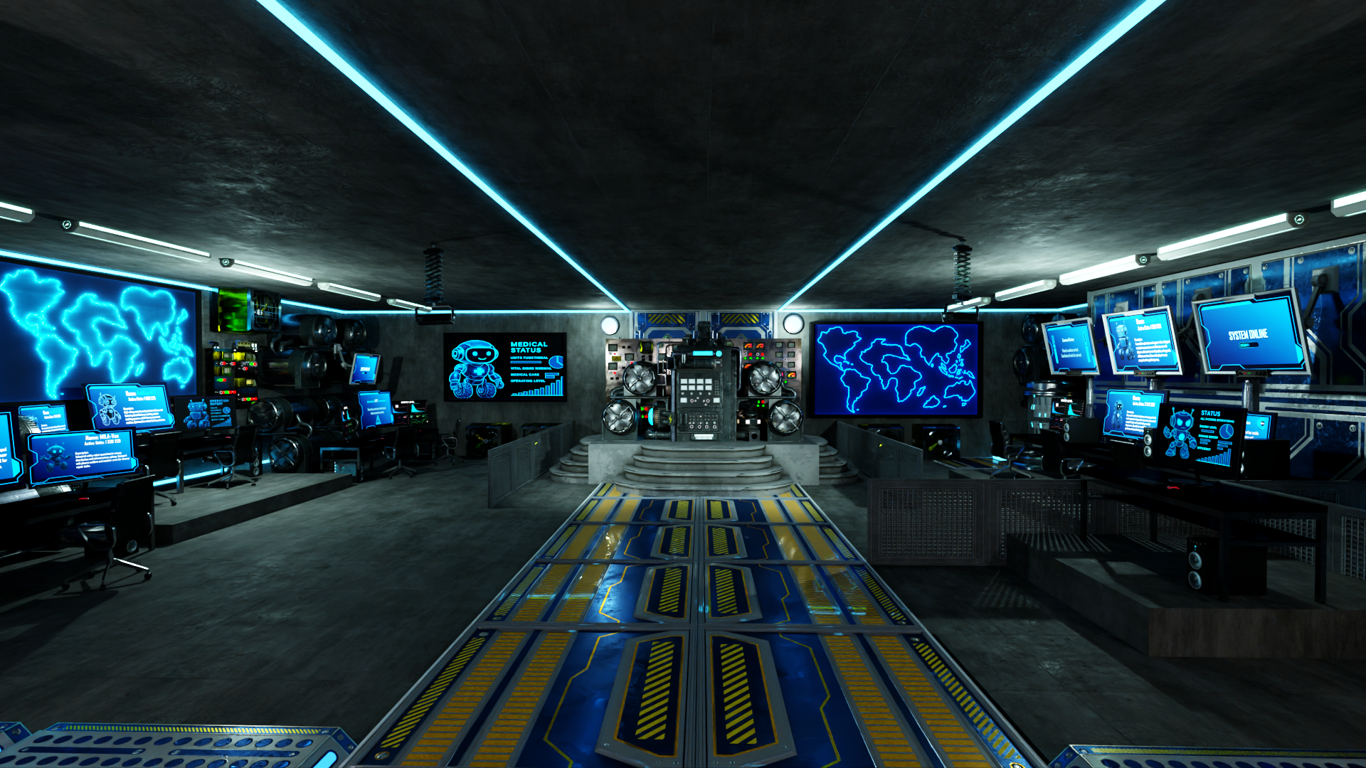 Sphere Control Room SciFi Control Room