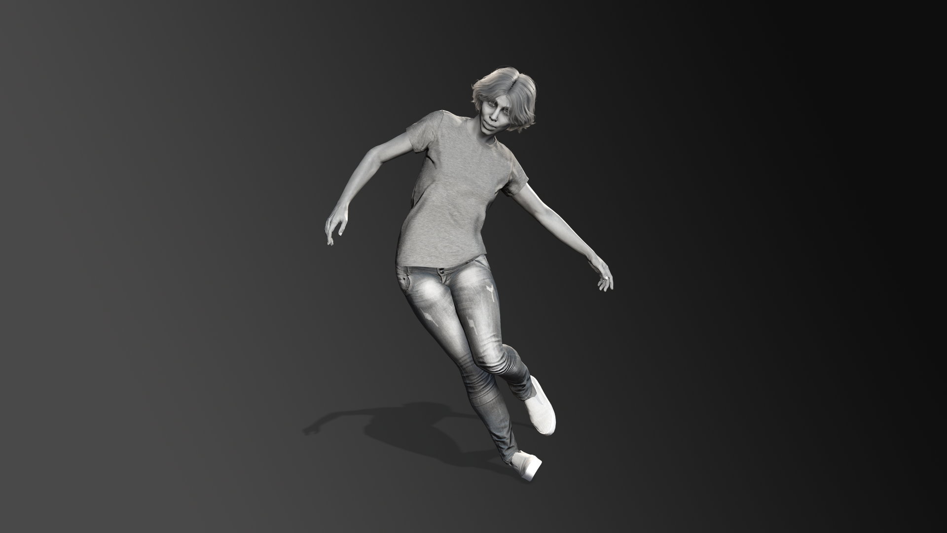 Female Falling Motion