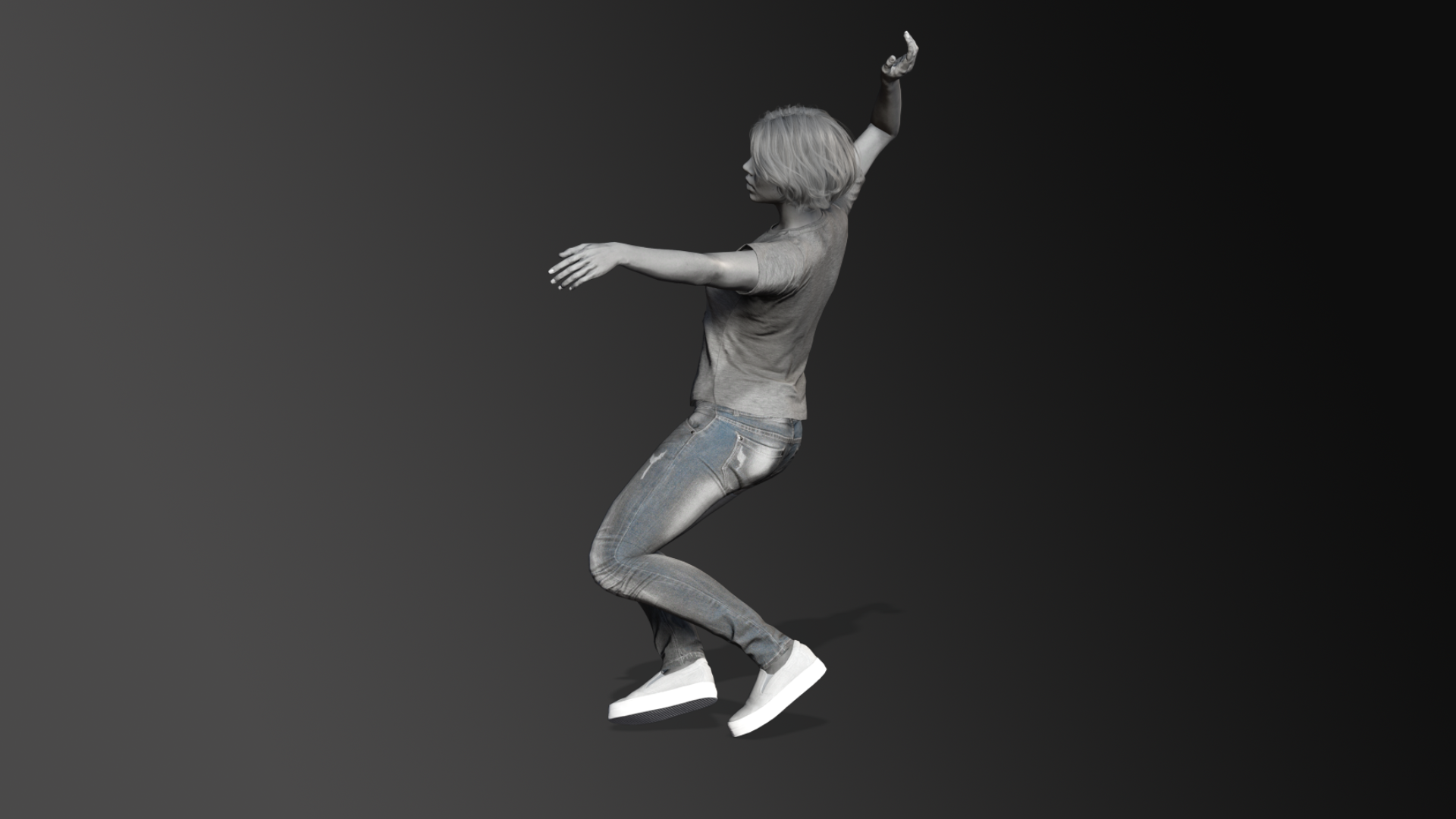 Female Falling Motion